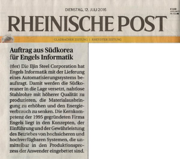 Rheinische Post schreibt über uns